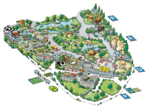 Plan Kölner Zoo